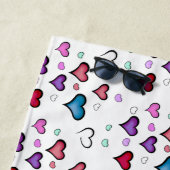 Serviette De Plage Saint Valentin (En situation)