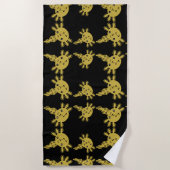 Serviette De Plage Salamandre axotique exotique (Devant)