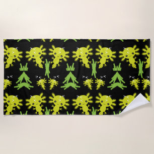 Serviette De Plage Salamandre axotique exotique