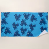 Serviette De Plage Salamandre axotique exotique (Devant)