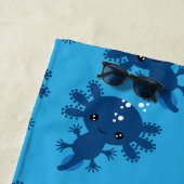Serviette De Plage Salamandre axotique exotique (En situation)