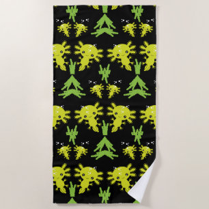 Serviette De Plage Salamandre exotique Axototl