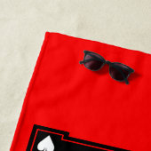 Serviette De Plage Salon de la Frontière Américaine Cowboy (En situation)