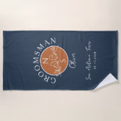 Serviette De Plage Salons personnalisés (Devant)