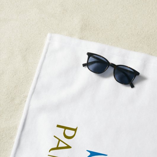 Serviette de plage Salty Turtles® (En situation)