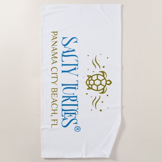 Serviette de plage Salty Turtles® (Devant)