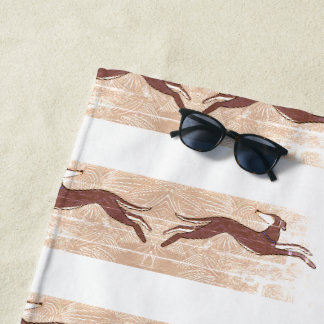 Serviette De Plage Saluki Greyhound