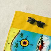 Serviette De Plage Salutations de San Juan Porto Rico (En situation)
