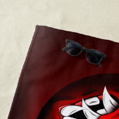 Serviette De Plage Samouraïmoji (En situation)