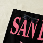 Serviette De Plage San Diego Bachelorette Party Vacances Customisées (En situation)