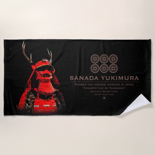 Serviette De Plage SANADA YUKIMURA (Red ver.) (Devant)