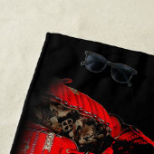 Serviette De Plage SANADA YUKIMURA (Red ver.) (En situation)