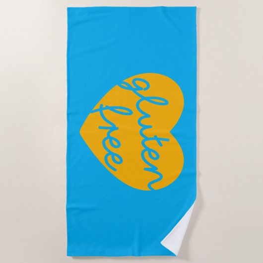 Serviette De Plage Sans gluten (Devant)