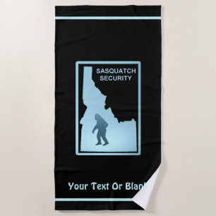 Serviette De Plage Sasquatch Security - Idaho