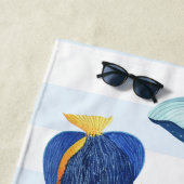 Serviette De Plage Sauvez nos mers | Animaux marins en danger Enfants (En situation)
