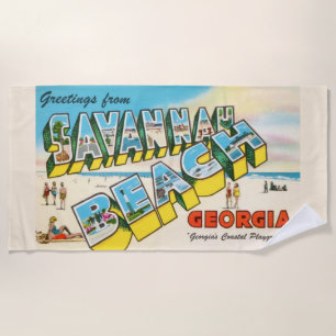 Serviette De Plage Savannah Beach Georgia Beach Towel