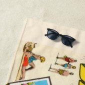 Serviette De Plage Savannah Beach Georgia Beach Towel (En situation)