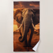 Serviette De Plage Savannahs Majesty (Devant)