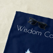 Serviette De Plage Scandinave drôle à l'oeil Ogre Troll (En situation)