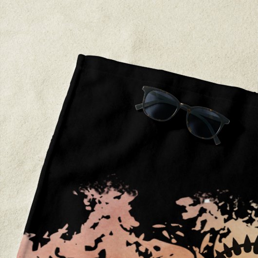 Serviette De Plage Sceau Guam Sunset (En situation)