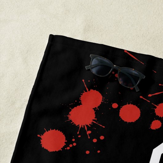 Serviette De Plage Scène criminelle (En situation)