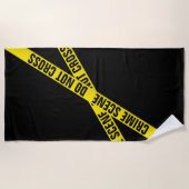 Serviette De Plage Scène criminelle (Devant)