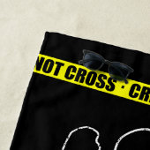 Serviette De Plage Scène de crime drôle (En situation)