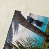 Serviette De Plage Scène De Plage Tropicale (En situation)