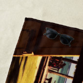 Serviette De Plage Scène de plage tropicale de Fidji btcnm (En situation)