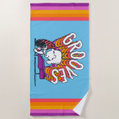 Serviette De Plage Schroeder - Grooves (Devant)