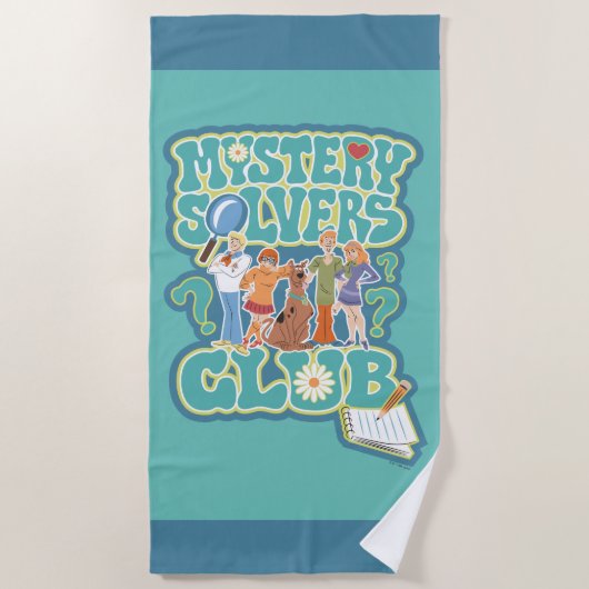 Serviette De Plage Scooby-Doo & Gang "Mystery Solvers Club" (Devant)