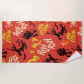 Serviette De Plage Scooby-Doo | Ruh Roh Run Scoob ! Motif (Devant)