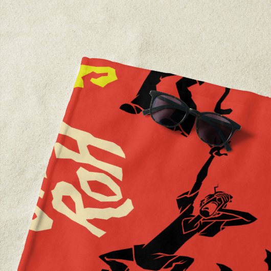 Serviette De Plage Scooby-Doo | Ruh Roh Run Scoob ! Motif (En situation)