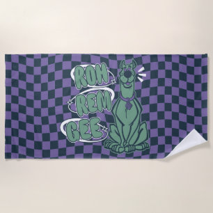 Serviette De Plage Scooby rétro "OMG"
