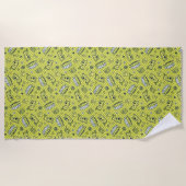 Serviette De Plage Scooby Snacks Galore Checker Motif (Devant)