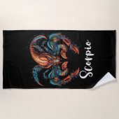 Serviette de plage Scorpio (Devant)