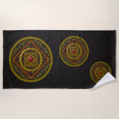 Serviette de plage Scorpio Mandala (Devant)
