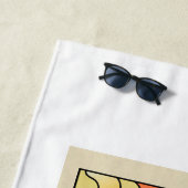 Serviette de plage Scorpio Zodiac (En situation)