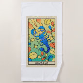 Serviette de plage Scorpio Zodiac (Devant)