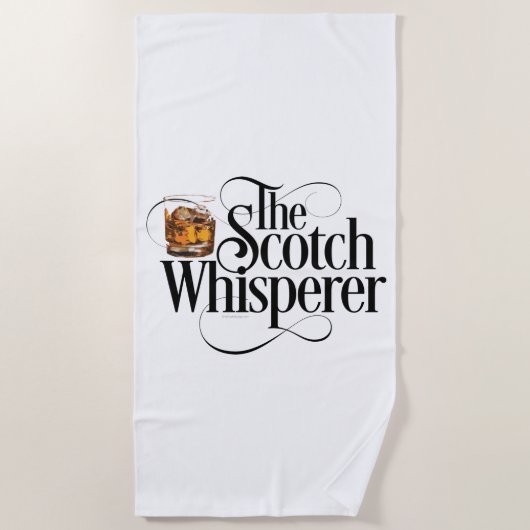 Serviette de plage Scotch Whisperer (Devant)