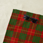 Serviette De Plage Scottish Accents Clan Cameron Tartan (En situation)