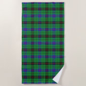 Serviette De Plage Scottish Accents Clan Davidson Tartan (Devant)