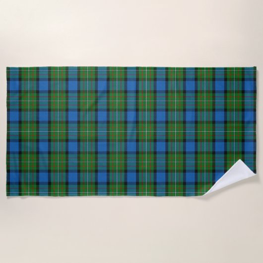 Serviette De Plage Scottish Accents Clan Fergusson Tartan (Devant)