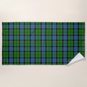 Serviette De Plage Scottish Accents Clan Forsyth Tartan