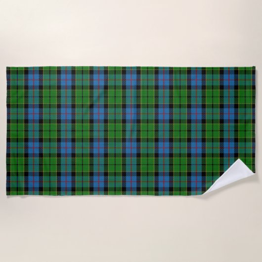 Serviette De Plage Scottish Accents Clan Forsyth Tartan (Devant)