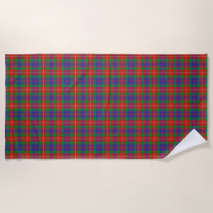 Serviette De Plage Scottish Accents Clan Fraser de Lovat Tartan