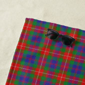 Serviette De Plage Scottish Accents Clan Fraser de Lovat Tartan (En situation)