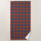 Serviette De Plage Scottish Accents Clan Fraser de Lovat Tartan (Devant)
