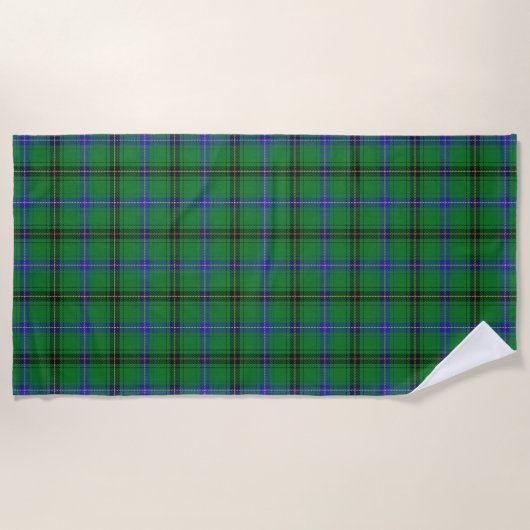 Serviette De Plage Scottish Accents Clan Henderson Tartan (Devant)
