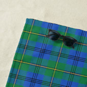 Serviette De Plage Scottish Accents Clan Johnstone Johnston Tartan (En situation)